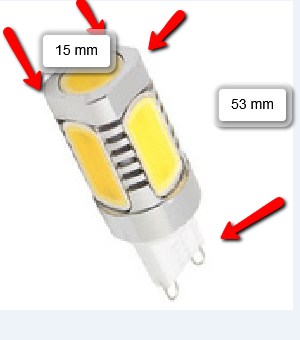 LED žarulja mod C- G9 /G4 / E14